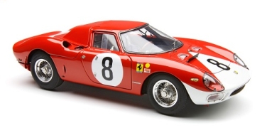 M262  Ferrari 250 LM, Reims 12h 1964, #8, Chassis 5909, Surtees/Bandini,  RHD 1:18